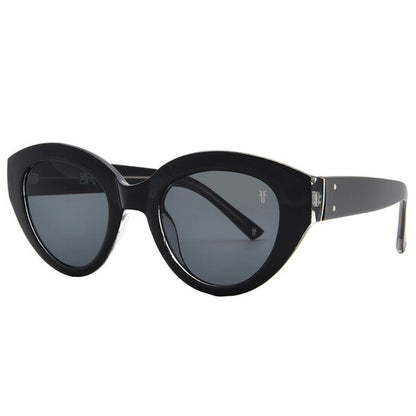 60273FRY BLK Smoke Cat Eye Ladies Sunglasses 10266423.COM BLKSMK