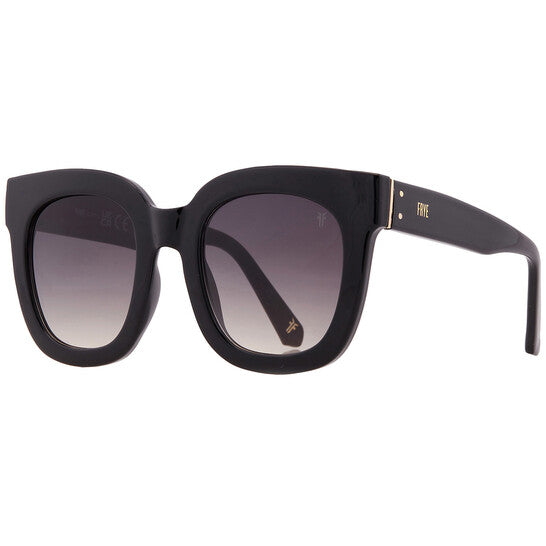 60318FRY BLK Smoke Square Ladies Sunglasses