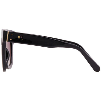 60318FRY BLK Smoke Square Ladies Sunglasses