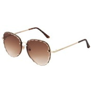 Brown Oval Ladies Sunglasses