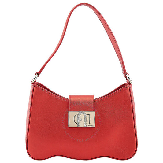 Furla, 1927 Wave Metallic Leather Shoulder Bag