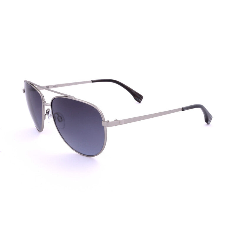 Ladies Silver Tone Pilot Sunglasses