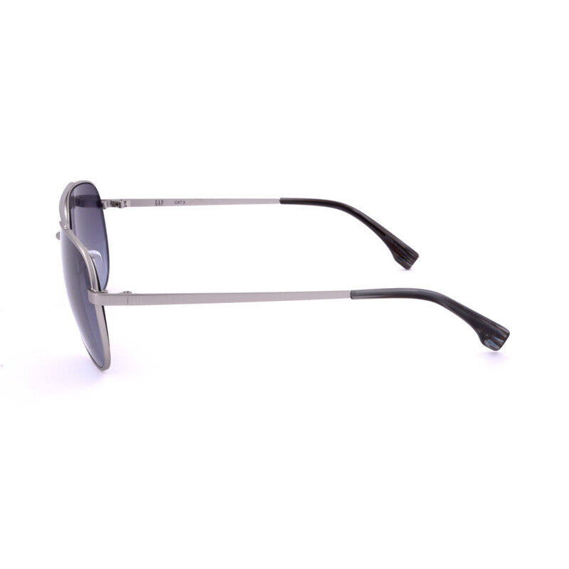 Ladies Silver Tone Pilot Sunglasses