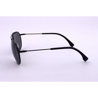 Men's Black Pilot Sunglasses
