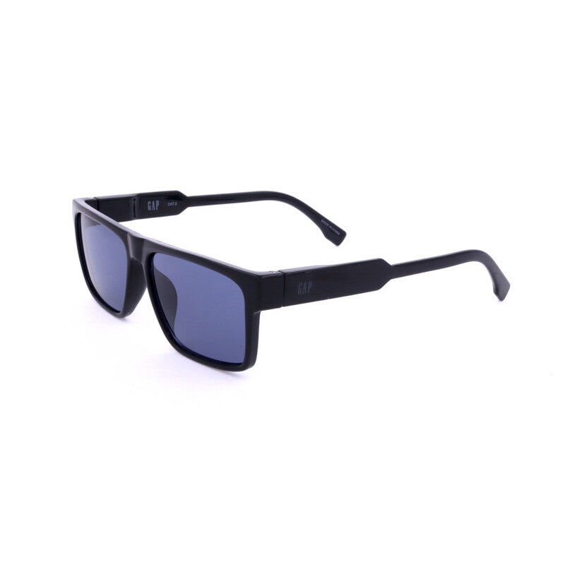 Men's Black Rectangular Sunglasses