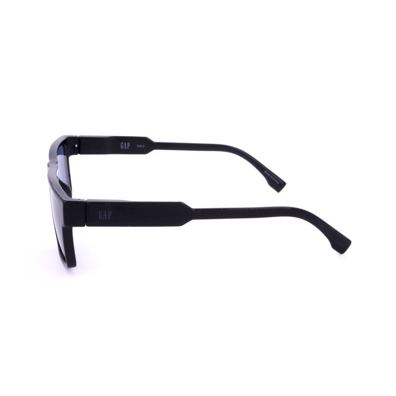 Men's Black Rectangular Sunglasses