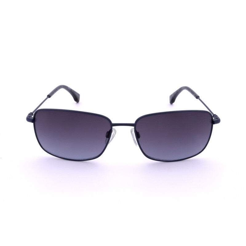 Men's Blue Rectangular Sunglasses