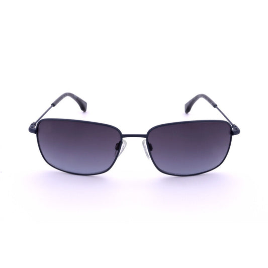 Men's Blue Rectangular Sunglasses