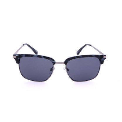 Men's Blue Rectangular Sunglasses