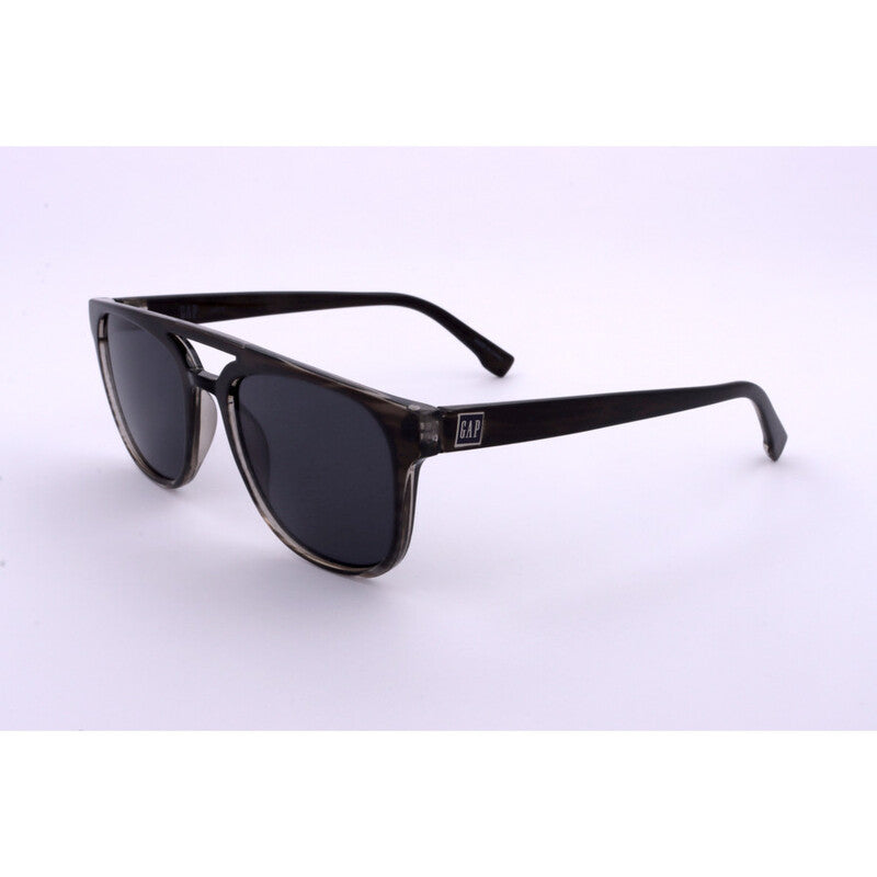Men's Grey Rectangular Sunglasses