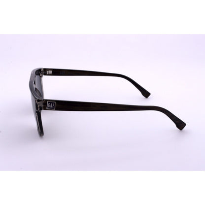 Men's Grey Rectangular Sunglasses