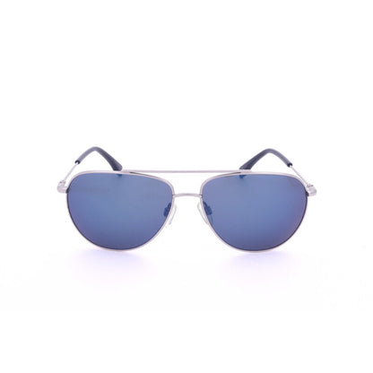 Men's Silver Tone Pilot Sunglasses