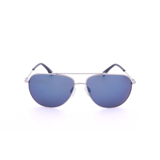 Men's Silver Tone Pilot Sunglasses