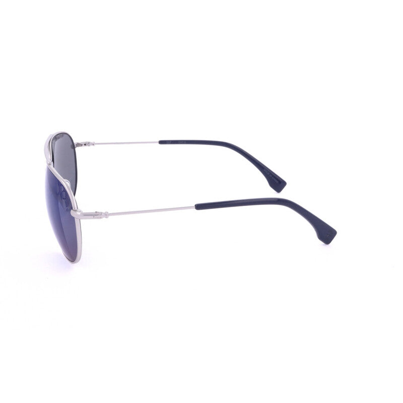 Men's Silver Tone Pilot Sunglasses