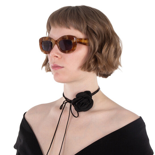 DOLORES SUN Blue Smoke Cat Eye Ladies Sunglasses