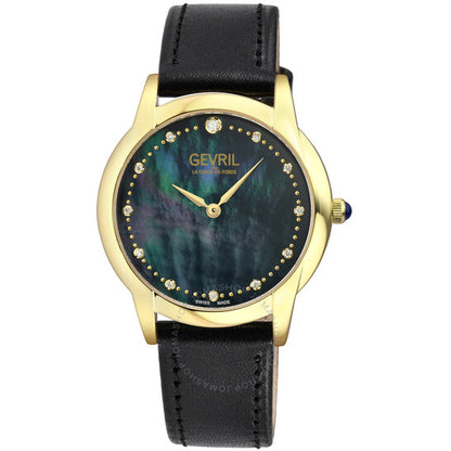 Gevril, Airolo Diamond Mother of Pearl Dial Ladies Watch