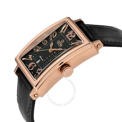 Gevril, Avenue Of Americas Automatic Black Dial Men's Watch