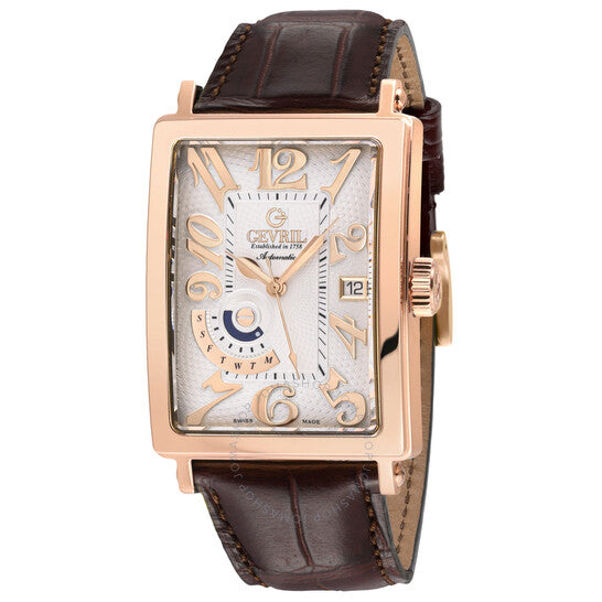 Gevril, Avenue Of Americas Automatic White Dial Men's Watch