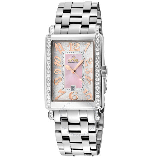 Gevril, Avenue of Americas Mini Diamond Quartz Ladies Watch