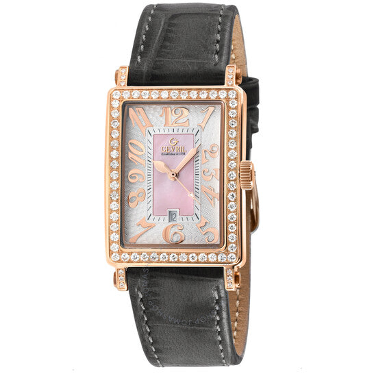 Gevril, Avenue of Americas Mini Diamond Quartz Ladies Watch