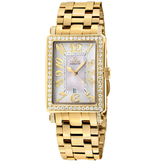 Gevril, Avenue of Americas Mini Diamond Quartz Ladies Watch