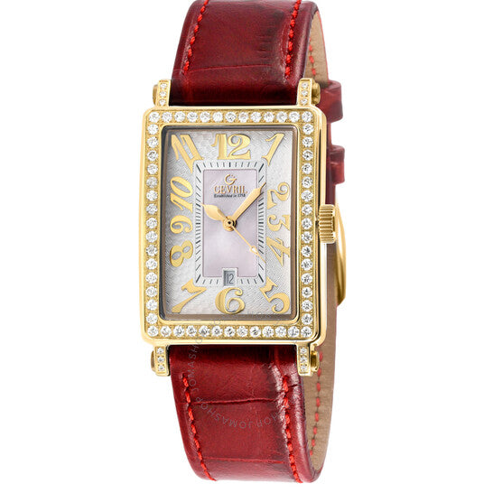 Gevril, Avenue of Americas Mini Diamond Quartz Ladies Watch