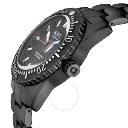 Gevril, Canal St Divers Automatic Black Dial Men's Watch