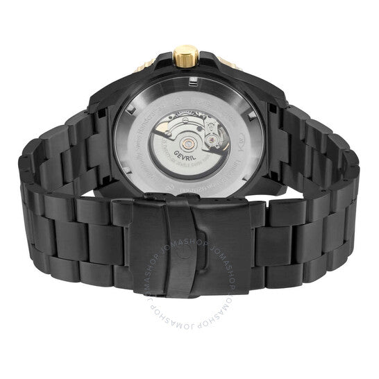 Gevril, Canal Street Automatic Black Dial Men's Watch