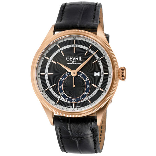 Gevril, Empire Automatic Black Dial Men's Watch