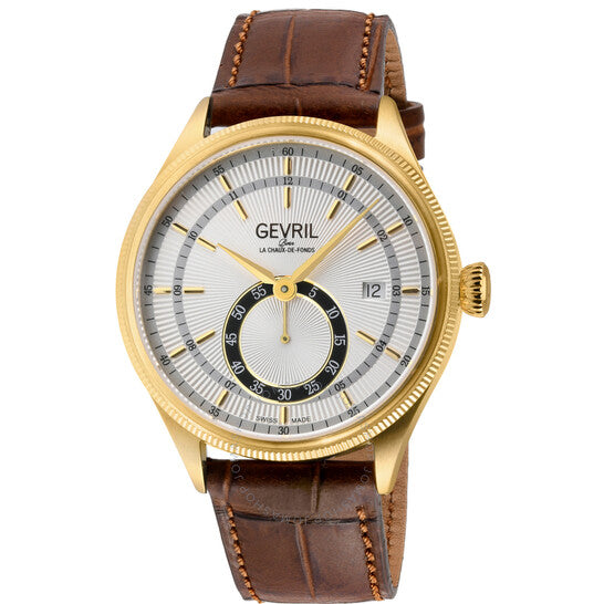 Gevril, Empire Automatic White Dial Men's Watch
