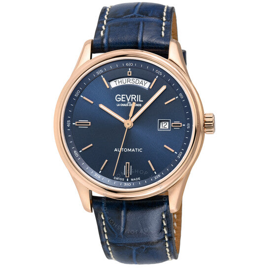 Gevril, Excelsior Automatic Blue Dial Men's Watch