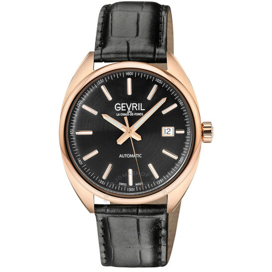 Gevril, Five Points Automatic Black Dial Men's Watch