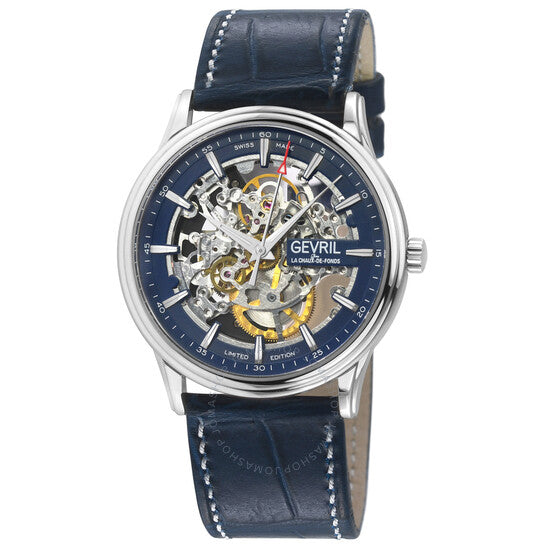 Gevril, Five Points Automatic Blue Dial Men's Watch