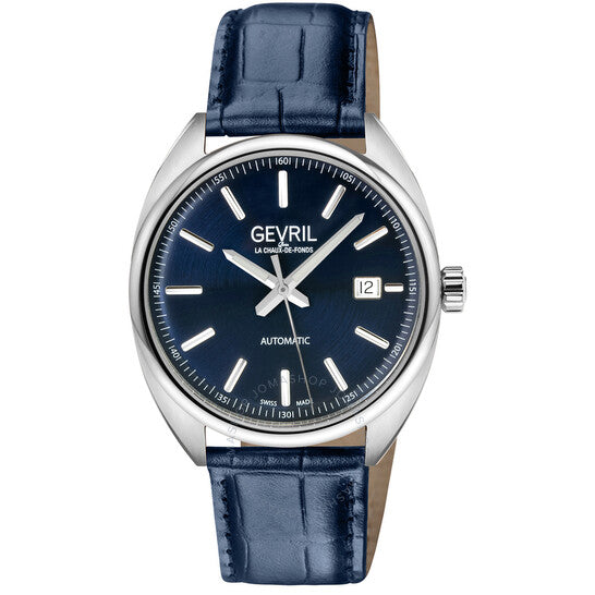 Gevril, Five Points Automatic Blue Dial Men's Watch