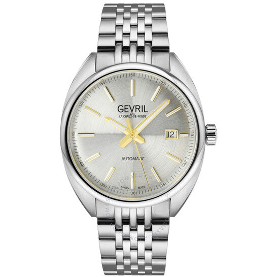 Gevril, Five Points Automatic Silver Dial Men's Watch