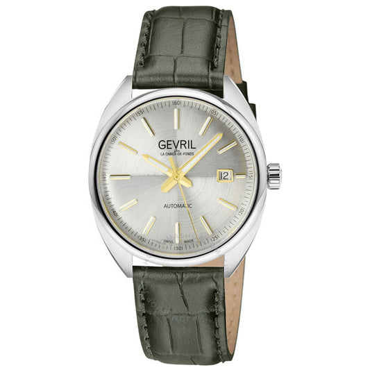 Gevril, Five Points Automatic Silver Dial Men's Watch