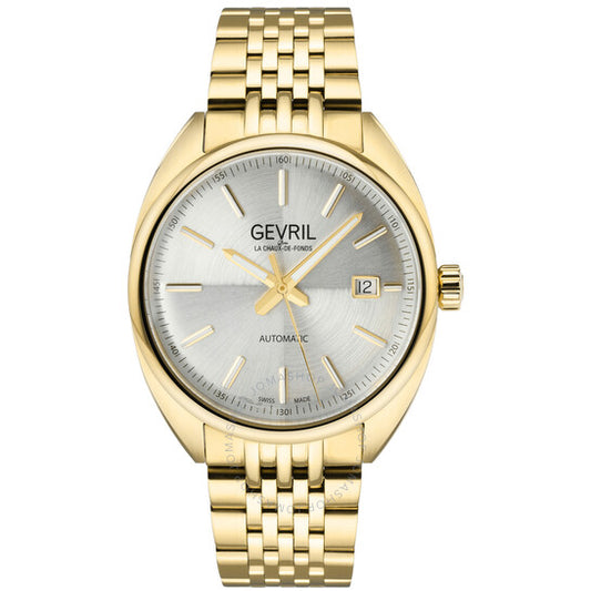 Gevril, Five Points Automatic Silver Dial Men's Watch