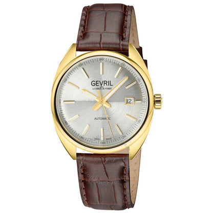 Gevril, Five Points Automatic Silver Dial Men's Watch