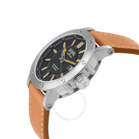 Gevril, Flat Iron Automatic Black Dial Men's Watch