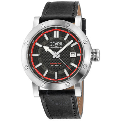Gevril, Flat Iron Automatic Black Dial Men's Watch