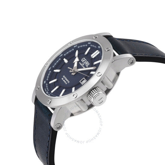 Gevril, Flat Iron Automatic Blue Dial Men's Watch