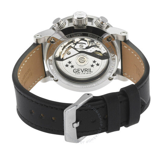 Gevril, Flat Iron Chronograph Automatic Grey Dial Men's Watch