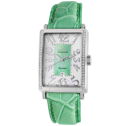 جيفريل، ساعة جلامور أوتوماتيكية للسيدات بمينا أخضر