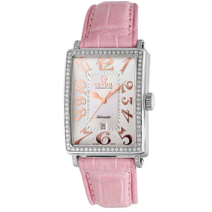 Gevril, Glamour Automatic Pink Dial Ladies Watch