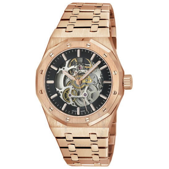 Gevril, Gotham Automatic Black Dial Men's Watch