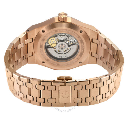 Gevril, Gotham Automatic Black Dial Men's Watch