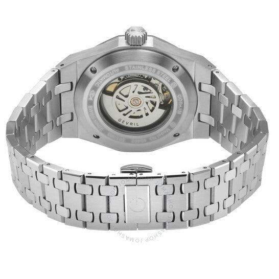 Gevril, Gotham Automatic White Dial Men's Watch