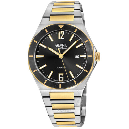 Gevril, High Line Automatic Black Dial Men's Watch