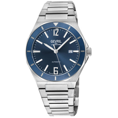 Gevril, High Line Automatic Blue Dial Men's Watch
