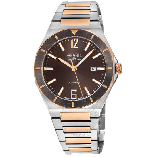Gevril, High Line Automatic Brown Dial Men's Watch